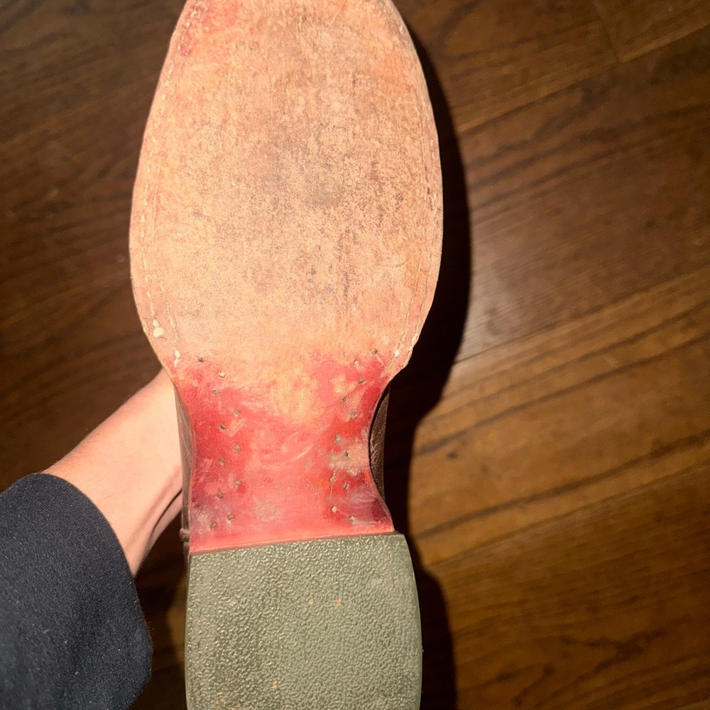 Ariat Two-Tone Western Boots in Brown and Cream - Picture 4 of 4